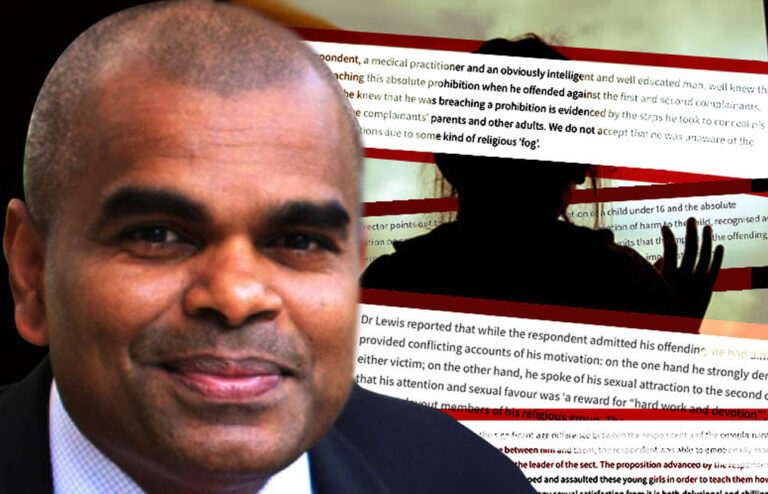 දෙවියන්ට ආරූඪ වී බාල දැරියන්ට ලිංගික අපරාධ කළ ලාංකික දොස්තර දස අවුරුද්දක් ඕස්ට්‍රේලියානු හිරේ – (අභිෂේකා වාසලබණ්ඩාර)