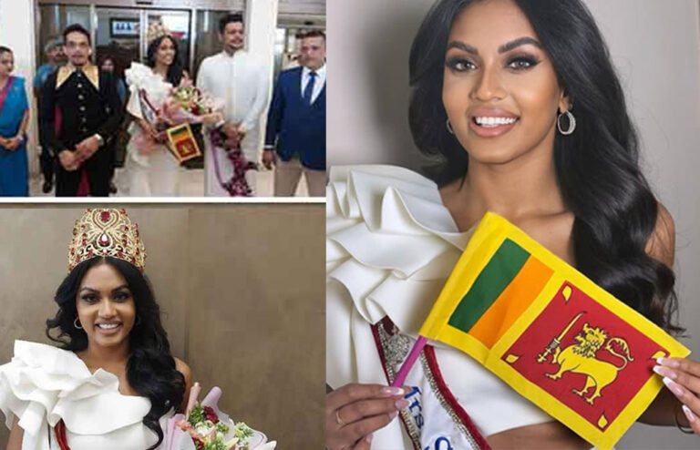 ලෝක විවාහක රෑ රැජින අනූ ශූරතාවය දිනූ ඉෂාදි අමන්දා දිවයිනට