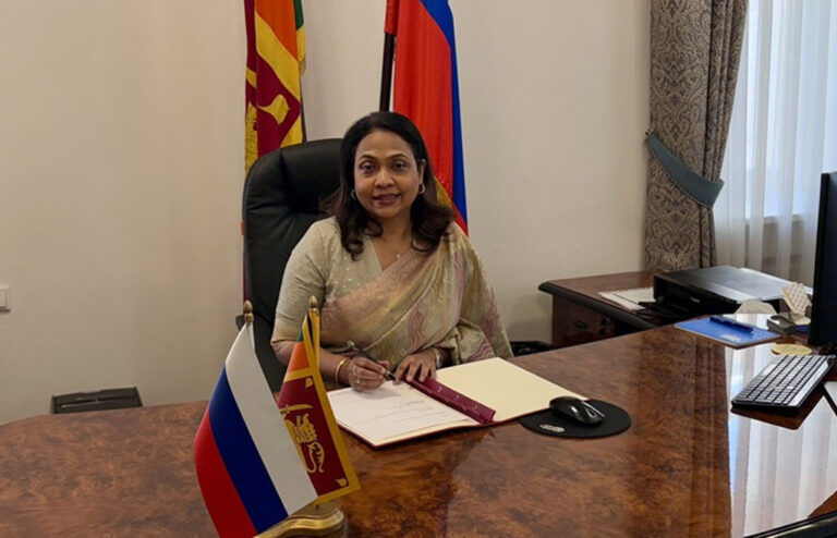 රුසියාවේ ශ්‍රී ලංකා තානාපතිනිය වැඩ භාර ගනී