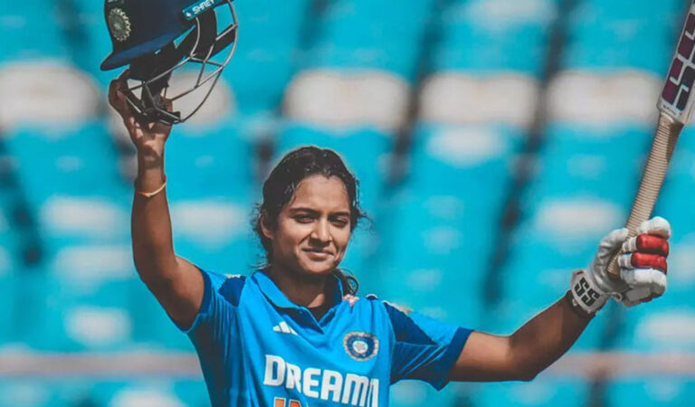 ඉන්දියා ආරම්භක පිතිකාරිනියගෙන් නව ODI වාර්තාවක්