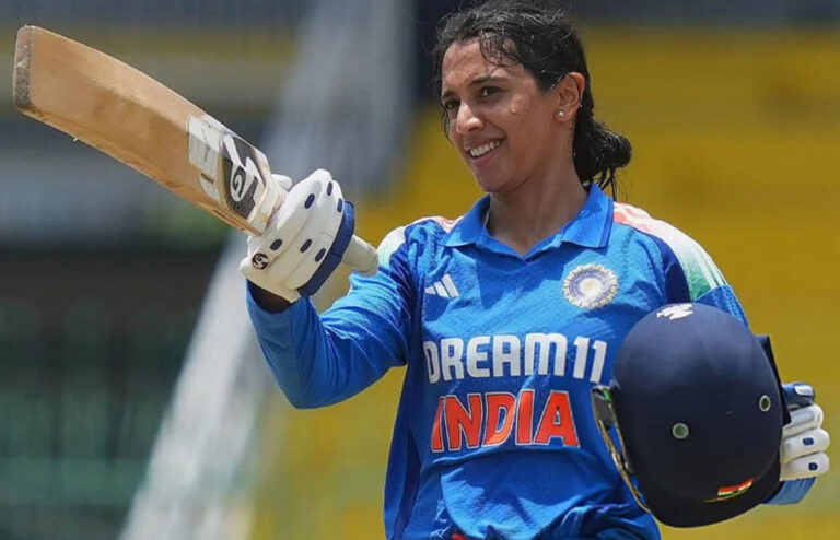මන්දනා ඉන්දීය ක්‍රිකට් වාර්තා පොත අලුතින් ලියයි