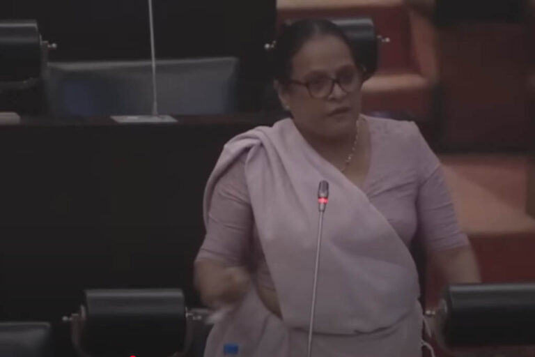 රෝහිනී ගේ ප්‍රකාශයෙන් පාර්ලිමේන්තුව උණුසුම්