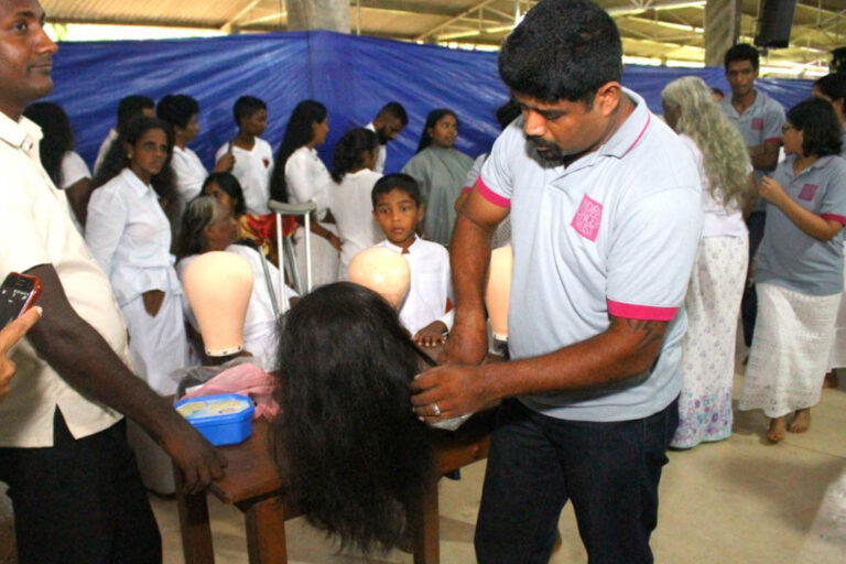 පිළිකා රෝගීන්ට හිසකෙස් පරිත්‍යාගයන් භාරගැනීම යළි ඇරඹෙයි