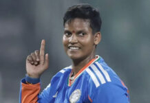 T20 කඩුලු 150යි/ලකුණු 1,000යි: ඉන්දියාවේ දීප්ති ෂර්මාගෙන් ලෝක වාර්තාවක්