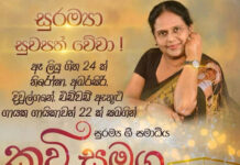 සුරම්යාට ශක්තියක් වෙමින් අපූරු සංගීත සන්ධ්යාවක් විඳින්නට එන්න