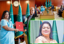 අප්රිකානු සංගමයේ ශ්රී ලංකා නිත්ය නියෝජිත ධුරයට පත් වූ පළමු ශ්රී ලාංකික කාන්තාව ලෙස නිර්මලා පරණවිතාන ඉතිහාසයට එක්වෙයි