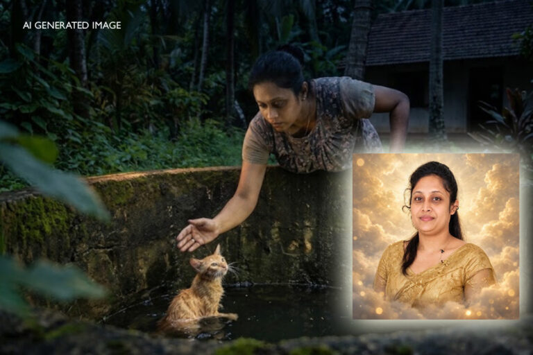සුරතල් සතකුගේ ජීවිතයක් වෙනුවෙන් දිවි අහිමි කරගත් අහිංසකාවිය දිනේත්‍රී